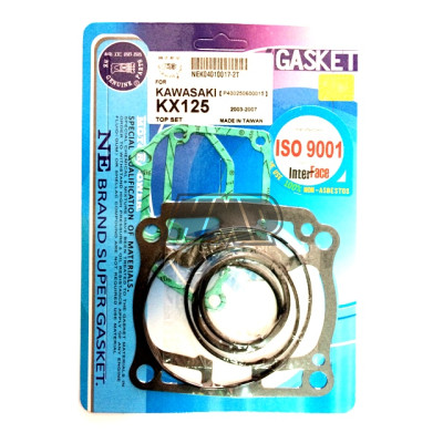 Jogo juntas cilindro KAWASAKI KX 125 2003-2007 ( 7 peças )